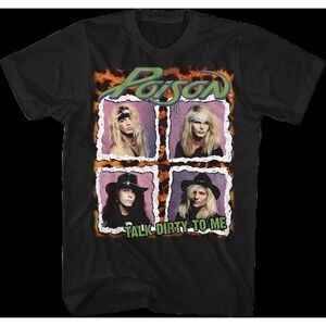Talk Dirty To Me Poison Classic Rock Fan Retro Unisex T-Shirt